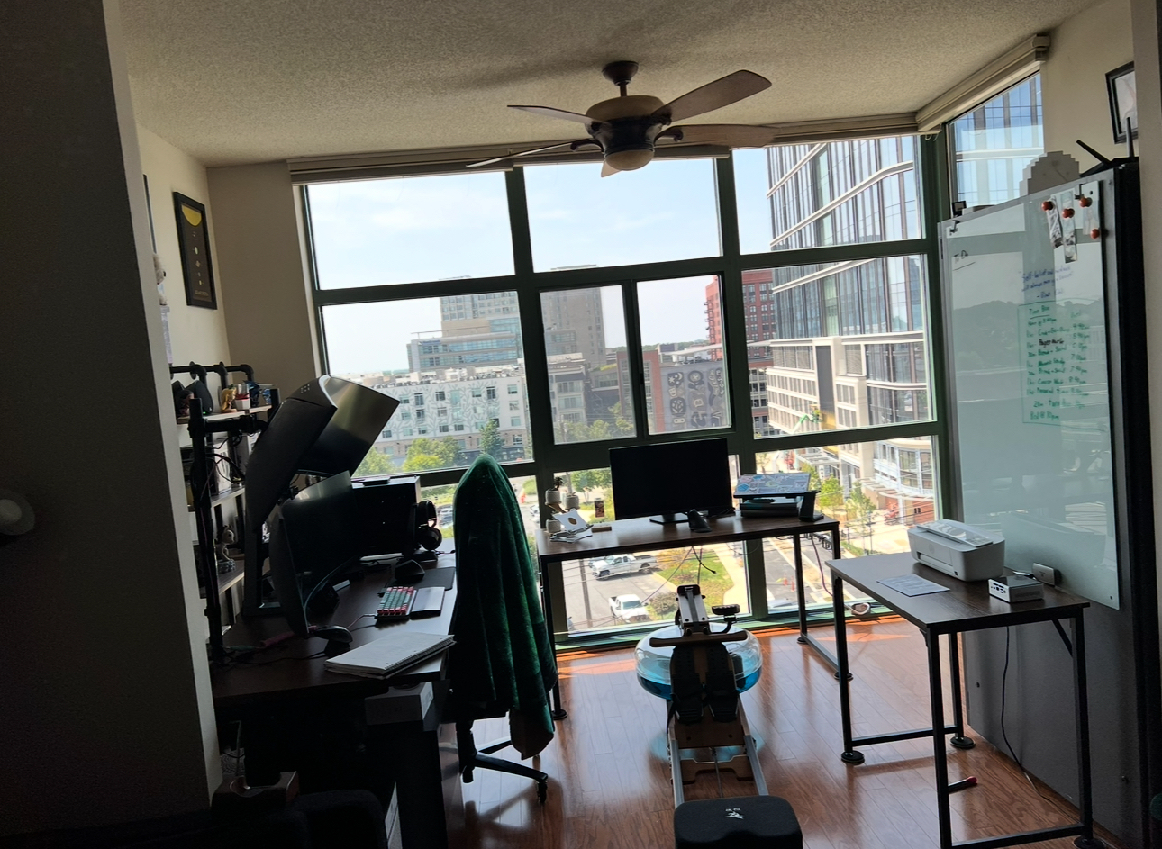 Adam's Home Office with 42U Rack - 2024